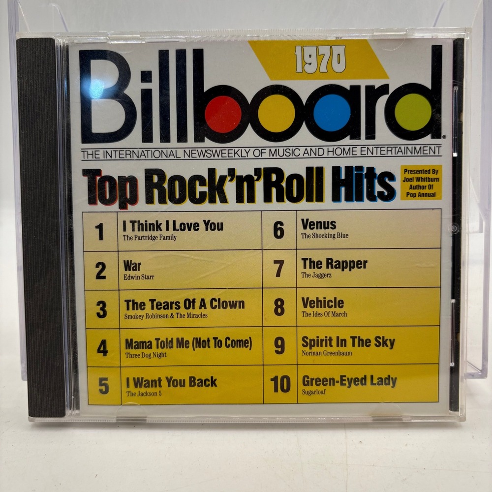 Billboard Top Rock n Roll Hits 1970 CD Rhino Various Artists R2 70631 Jackson 5